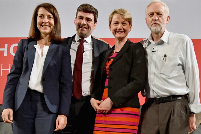 Labour leadership hopefuls (L-R): Liz Kendall, Andy Burnham, Yvette Cooper, and Jeremy Corbyn.
