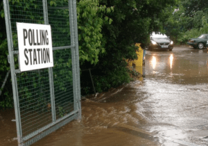referendum-flooded-polling-station