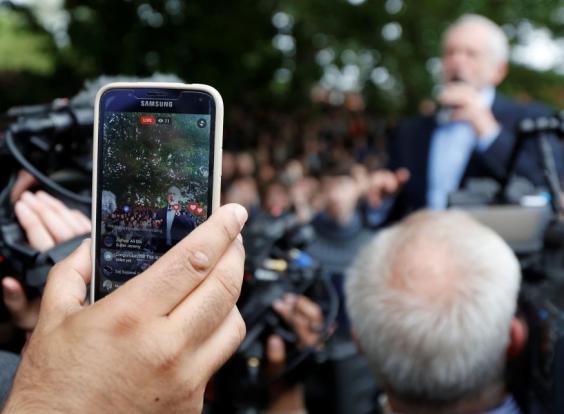 corbyn facebook live