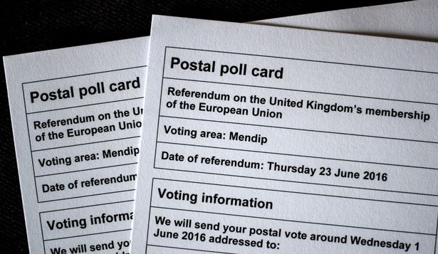 eu ref postal poll cards