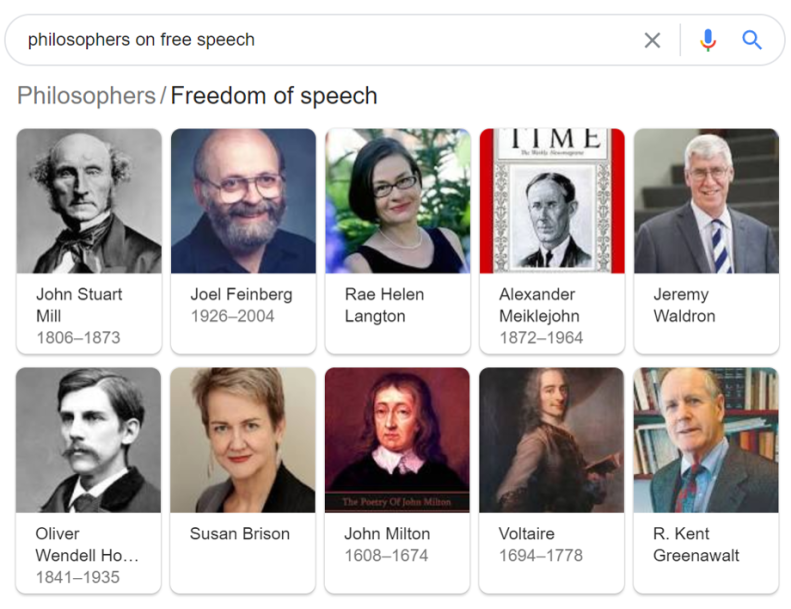 Free speech philosophers
